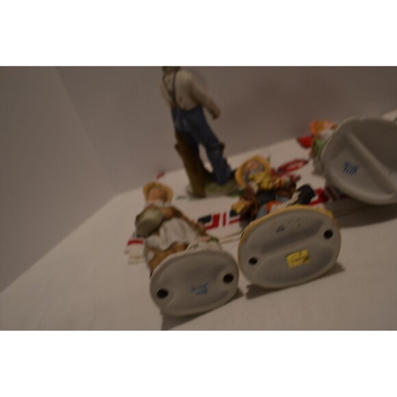 Vintage Country Farm Life Cottage Core Bucolic Hard Working Figurines - Picture 5 of 8